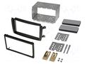 Radio frame; Mercedes; 2 DIN; black ACV RAM-40.108.3