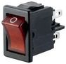ROCKER SW, DPST, 4A, 250VAC, PANEL 1855.0102