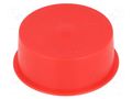 Stopper; Body: red; Out.diam: 59.9mm; H: 20mm; LDPE; push-in; SafeCAP SUNDPLAST SP586