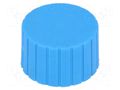 Cap; Body: blue; Øint: 19.8mm; H: 17.5mm; push-in; SafeCAP; round SUNDPLAST MH1/2