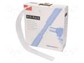 Heat shrink sleeve; 2: 1; 19.1mm; L: 5m; transparent HELLERMANNTYTON HIS-19.1/9.5-CL