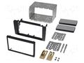 Radio frame; Audi; 2 DIN; black PER.PIC. RAM-40.177.3