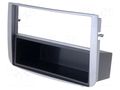 Radio frame; Alfa Romeo; 2 ISO; silver ACV RAM-40.185