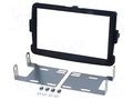 Radio frame; Dacia; 2 DIN; dark grey PER.PIC. RAM-40.262.3