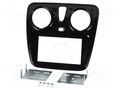 Radio frame; Dacia; 2 DIN; black PER.PIC. RAM-40.262.7