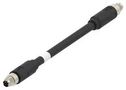 CABLE, 4P SPE M8 HYBRID PLUG-PLUG, 3M TB1147D4722-004