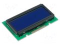 Display: LCD; alphanumeric; STN Negative; 12x2; blue; LED; PIN: 15 RAYSTAR OPTRONICS RC1202A-BIY-ESX