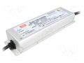 Power supply: switching; LED; 150W; 150÷300VDC; 250÷500mA; IP65 MEAN WELL ELG-150-C500A