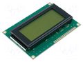 Display: LCD; alphanumeric; STN Positive; 16x4; yellow-green; LED RAYSTAR OPTRONICS RC1604A-YHW-ESV