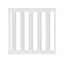 LABELING PLATE, FRONT, BLANK, 4.2MM, WHT 8WH8203-1AA05
