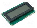 Display: LCD; alphanumeric; FSTN Positive; 20x4; grey; LED; PIN: 16 RAYSTAR OPTRONICS RC2004A-FHW-ESV
