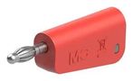 BANANA CONNECTOR, RED, PLUG, 32A 64.1042-22