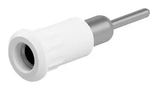 BANANA TEST CONN, SCKT, 25A, WHITE/PANEL 64.3011-29