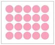LABEL, PAPER, PINK, 25MM MP010421