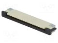 Connector: FFC/FPC; SMT; 100V; 0.5A; PIN: 20; 1mm; horizontal; 30mΩ ADAM TECH PCA-2K-20-HU-3