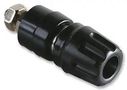 RECEPTACLE, 35A, 4MM, PANEL, BLACK, MLS 930103100