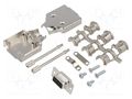 Connector: D-Sub; PIN: 9; plug; female; straight; soldering; black ENCITECH MHDM-09-DMS-K