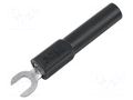 Adapter; black; 60VDC; 36A; 43mm; Insulation: polyamide AXIOMET RDA-S4-W2-B