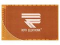 Board: universal; single sided,prototyping; W: 100mm; L: 160mm ROTH ELEKTRONIK GMBH RE120-HP