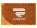 Board: universal; single sided,prototyping; W: 100mm; L: 160mm ROTH ELEKTRONIK GMBH RE220-HP