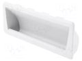 Holder; technopolymer PA; grey; L: 37mm; W: 92mm; F2: 0.5kN; F1: 1.8kN ELESA+GANTER PR.92-PF-C3