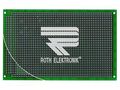 Board: universal; double sided,prototyping; W: 100mm; L: 160mm ROTH ELEKTRONIK GMBH RE334-LF