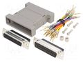 Transition: adapter; D-Sub 25pin male,D-Sub 25pin female ENCITECH GA-2525-MF-LG-K