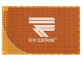 Board: universal; single sided,prototyping; W: 100mm; L: 160mm ROTH ELEKTRONIK GMBH RE525-HP