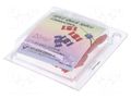 Quick splice; for cable; IDC; red; 0.5÷0.75mm2; 6pcs; quick splice NINIGI ST-ASS-QSD6-R
