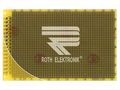 Board: universal; single sided; W: 100mm; L: 160mm ROTH ELEKTRONIK GMBH RE525-LF