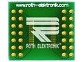 Board: universal; multiadapter; W: 13mm; L: 23.5mm; SSOP28 ROTH ELEKTRONIK GMBH RE931-05
