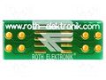 Board: universal; multiadapter; W: 8mm; L: 20.5mm; SO8 ROTH ELEKTRONIK GMBH RE932-01