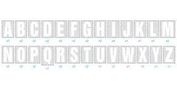 LABELING KIT, PRE-PRINTD, A-Z, 30MM, WHT MP010489
