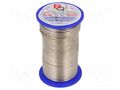 Silver plated copper wires; 2mm; 500g; Cu,silver plated; 16m BQ CABLE SCW-2.00/500