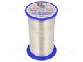 Silver plated copper wires; 1.1mm; 500g; Cu,silver plated; 59m BQ CABLE SCW-1.10/500