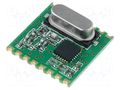 Module: RF; FM transmitter; FSK; 868MHz; SPI; 1.8÷3.6VDC; 20dBm; SMD HOPE MICROELECTRONICS RFM42-868-S1