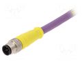 Connector: M12; plug; male; Micro-Change; PIN: 5; straight; 4A; 60V MOLEX MX-120098-0104