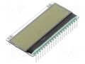 Display: LCD; alphanumeric; FSTN Positive; 8x1; white; 55x17.5mm DISPLAY VISIONS EADOGM081W-A