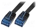 Patch cord; U/UTP; Cat: 6; RJ45 plug,both sides; stranded; Cu; 0.5m LOGILINK CF2023U