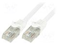 Patch cord; U/UTP; Cat: 6; RJ45 plug,both sides; stranded; CCA; 10m LOGILINK CP2091U