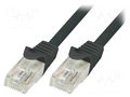 Patch cord; RJ45 plug,both sides; U/UTP; 6; stranded; CCA; PVC LOGILINK CP2073U