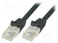 Patch cord; RJ45 plug,both sides; U/UTP; 6; stranded; CCA; 10m; PVC LOGILINK CP2093U