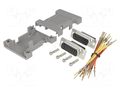 Transition: adapter; D-Sub 15pin male,both sides ENCITECH GA-1515-MM-LG-K