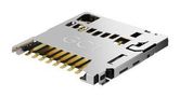 CONNECTOR, MICRO SD, 8POS, PUSH-PUSH MEM2080-00-128-00-A