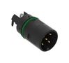 SENSOR CONN, M12, R/A PLUG, 5POS, THT 225456-E