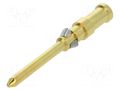 Contact; male; copper alloy; gold-plated; 0.75mm2; 18AWG; crimped HARTING 09152006125