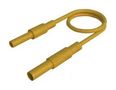 TEST LEAD, 4MM PLUG - SKT, YELLOW, 500MM 934045103
