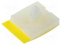 Self-adhesive holder; polyamide; L: 4.8mm; Ø2: 2.54mm ESSENTRA RI-CBSBT-3-01A