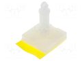 Self-adhesive holder; polyamide; L: 14.3mm; Ø2: 2.54mm ESSENTRA RI-CBSBT-9-01A