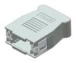 D SUB BACKSHELL, 90/180DEG, DE, ABS 16-001750E